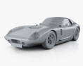 Shelby Cobra Daytona 1964 3Dモデル clay render
