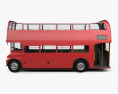 AEC Routemaster RMC 1954 3d model side view