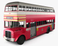 AEC Regent Double-Decker Bus 1952 3d model