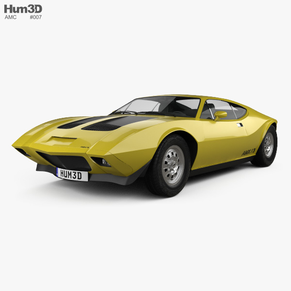 AMC AMX/3 1970 3D model