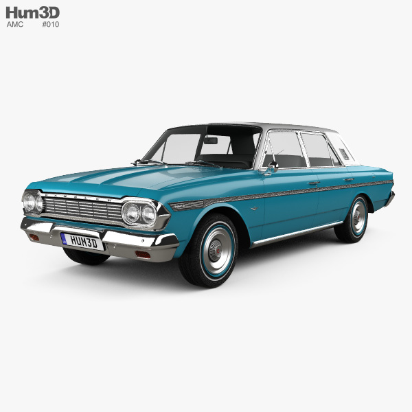 AMC Rambler Classic 770 4-door sedan 1964 3D model
