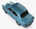 MZMA Moskvich 402 1956 3d model top view