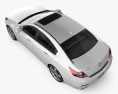 Acura TL 2013 3d model top view