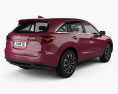 Acura RDX 2016 3D 모델  back view