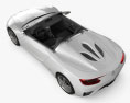 Acura NSX 敞篷车 2012 3D模型 顶视图