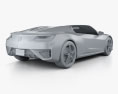 Acura NSX 敞篷车 2012 3D模型