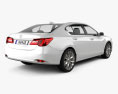 Acura RLX 2016 3d model back view