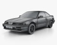 Acura Integra coupé 1993 3D-Modell wire render