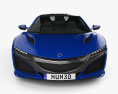 Acura NSX 2019 3Dモデル front view