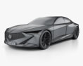Acura Precision 2017 3d model wire render