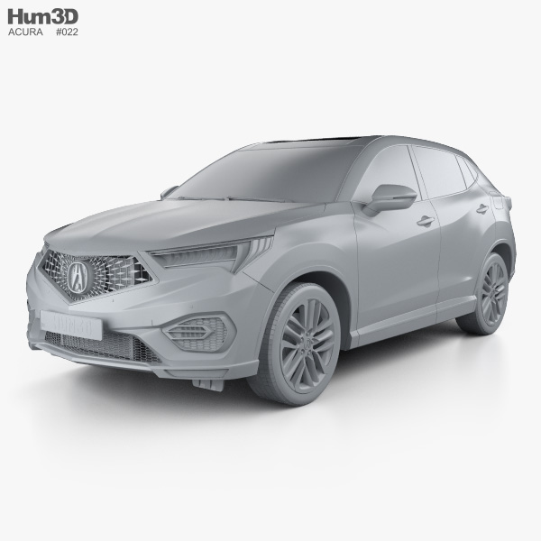 Acura CDX 2019 3D model - Vehicles on Hum3D