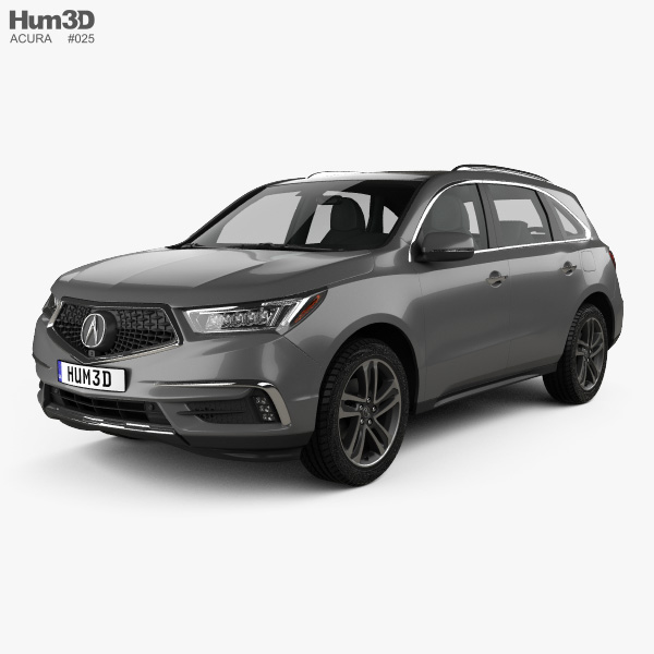 Acura MDX Sport hybrid 2020 3D model