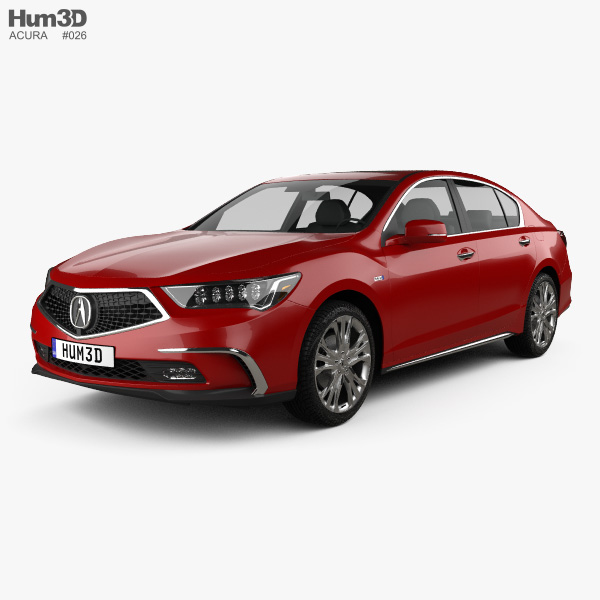 Acura RLX Sport hybrid SH-AWD 2019 3D model