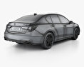 Acura RLX Sport hybrid SH-AWD with HQ interior 2019 3d model