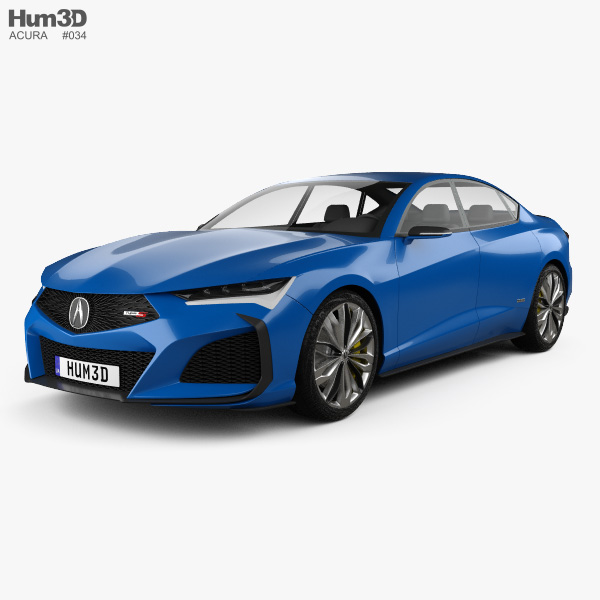 Acura Type-S 2020 3D model