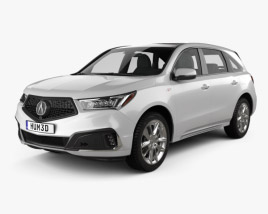 Acura MDX A-Spec 2021 3D 모델 