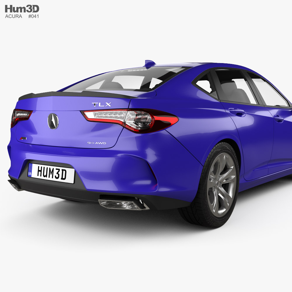 Acura Tlx A Spec 2020 Modelo 3d Veiculos No Hum3d