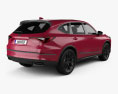 Acura MDX A-Spec US-spec 2022 Modello 3D vista posteriore