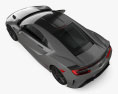 Acura NSX Type S 2022 Modelo 3D vista superior