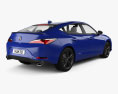 Acura Integra A-Spec 2022 3d model back view