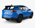 Acura RDX A-spec PMC Edition 2022 3d model back view