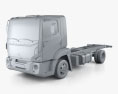 Agrale 10000 Chassis Truck 2012 3d model clay render