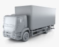 Agrale 14000 Box Truck 2012 3d model clay render