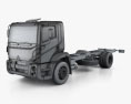 Agrale 14000 Chassis Truck 2012 3d model wire render