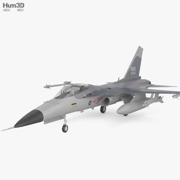 AIDC F-CK-1 Ching-kuo 3D model