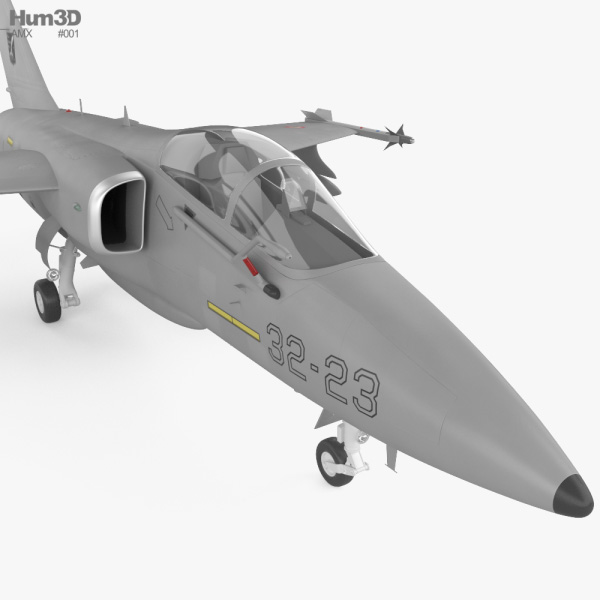 AMX international AMX 3D model - Aircraft on Hum3D