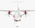 ATR 72 con interni Modello 3D