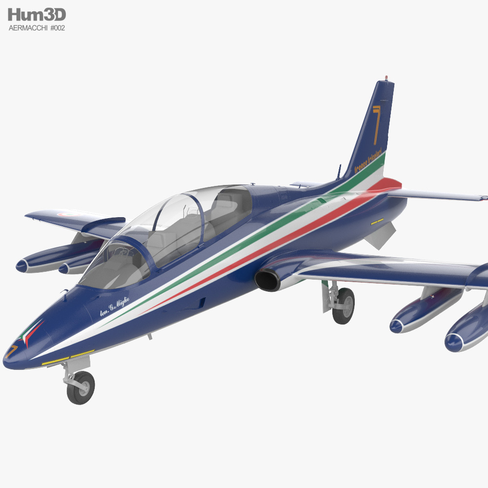 Aermacchi MB-339PAN 3D model