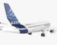 Airbus A220 100 3d model