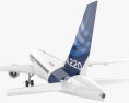 Airbus A220 100 Modello 3D