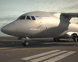 Antonov An-178 3D model