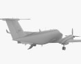 Beechcraft King Air 350i with HQ interior 3d model