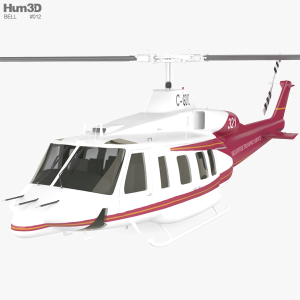 Bell 214ST 3D model