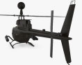 Bell OH-58 Kiowa Modelo 3d