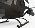 Bell OH-58 Kiowa Modello 3D