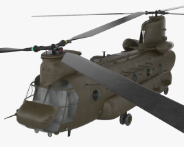 Boeing CH-47 Chinook 3D 모델 