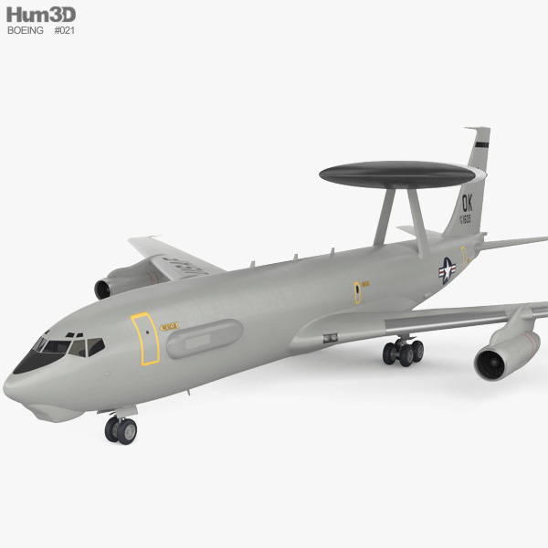 Boeing E-3 Sentry 3D модель