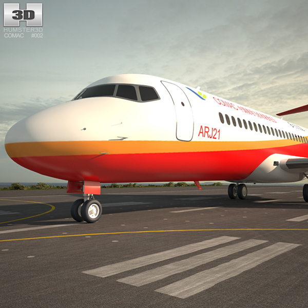 코맥 ARJ21 3D 모델 
