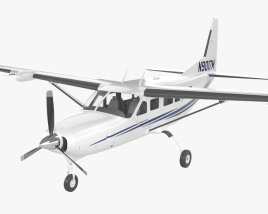 Cessna 208 Caravan Modelo 3D