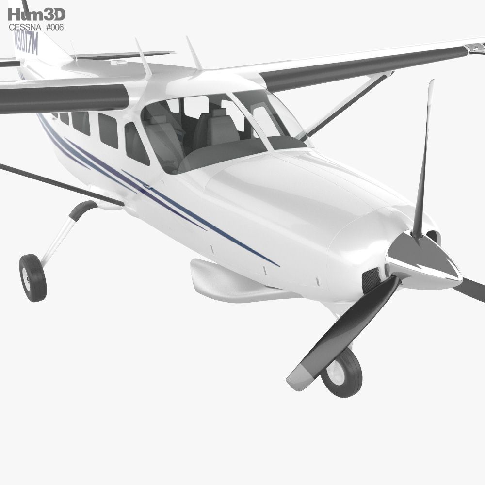 Cessna 208 Caravan 3D model - Aircraft on Hum3D