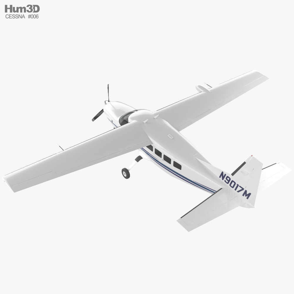 Cessna 208 Caravan 3D model - Aircraft on Hum3D