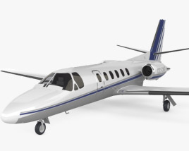 Cessna Citation II 3Dモデル