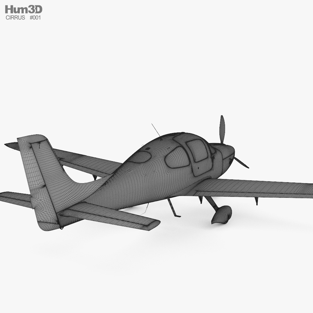 Cirrus SR22 3D Model - Aircraft On Hum3D