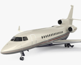 Dassault Falcon 7X Modello 3D