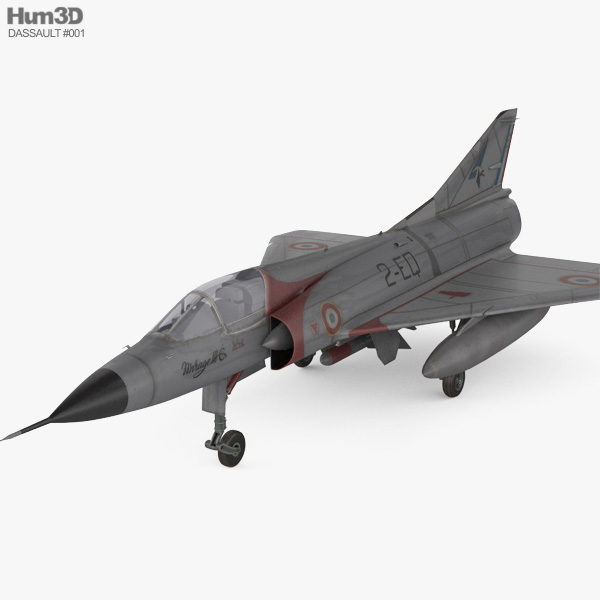 Dassault Mirage III 3D model