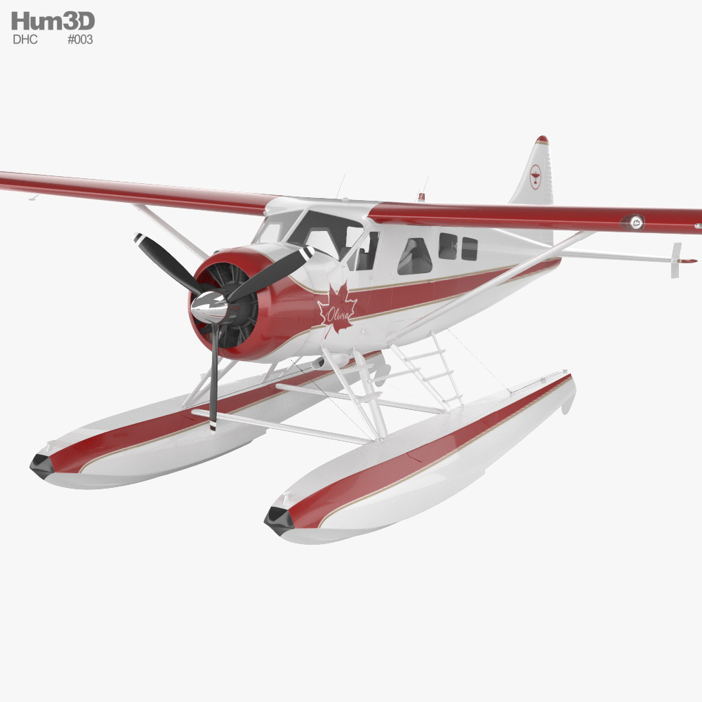 De Havilland Canada DHC-2 Beaver 3D 모델 